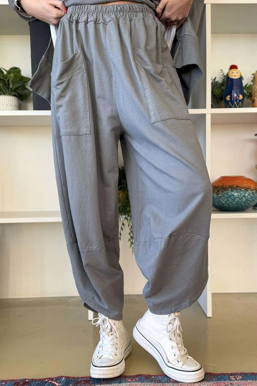 Lagen Shelby Sweatshirt Barrel Pant Storm /5